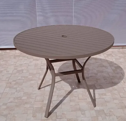 MESA DE ALUMÍNIO DE 1 METRO