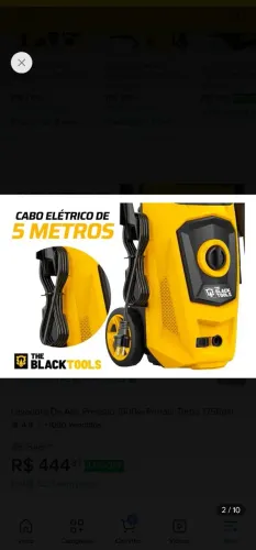 Lavadora De Alta Pressão 1500w Portátil Turbo 1750psi
