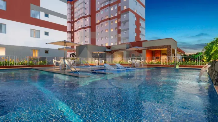 Pérolas do Mar: Apartamento na Planta com 2 Quartos e Elevador