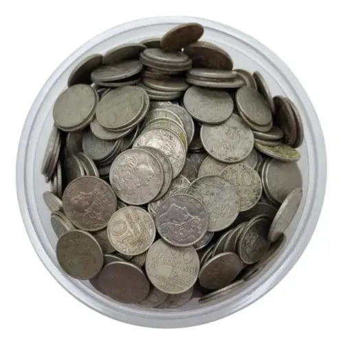 1kg de moedas de centavos cuproniquel antigas para colecionar colecionismo numismatica