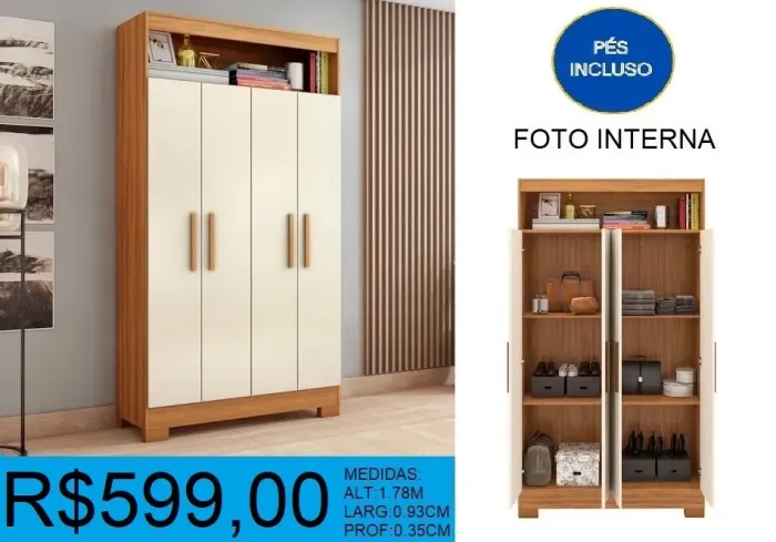 Guarda roupa de alta linha- compre hoje e receba amanhã!!
