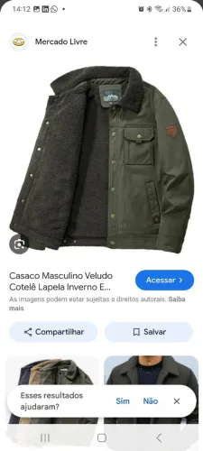 Jaqueta Masculina Estilo Militar - Forrada com Veludo Interno | Importada | Alta Qualidade