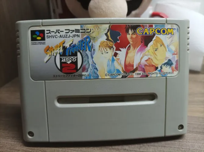 Street Fighter Zero 2 Super Nintendo/Famicom Original Japonesa