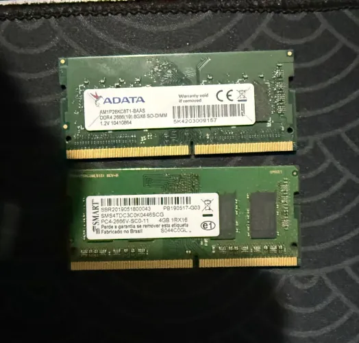 Memória ram notebook