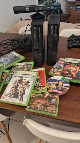 2 xbox360 e jogos