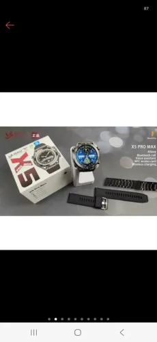 Venda de relógio inteligente x5 pro Max preto 7 pulseiras