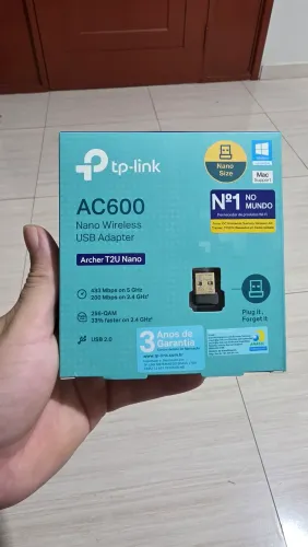 Adaptador Wi-Fi USB TP-Link Archer T2U Nano AC600 Dual Band