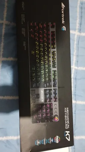 Teclado mecanico fortrek k7 plus