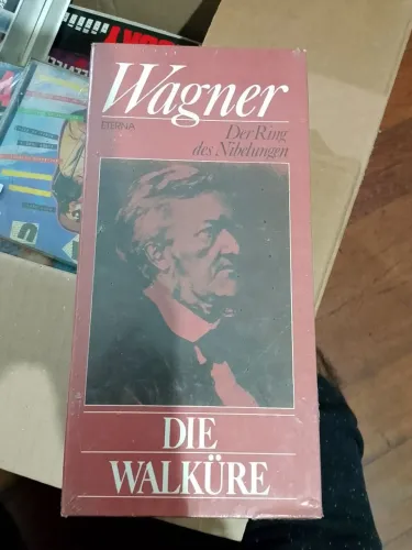 coleção de fitas k7 cassete Richard Wagner Die Walküre 5 fitas lacrado