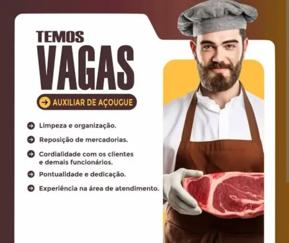 Auxiliar de Açougue 