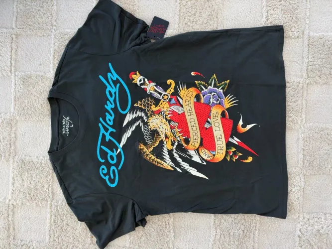 Camiseta masculina Ed Hardy original e nova