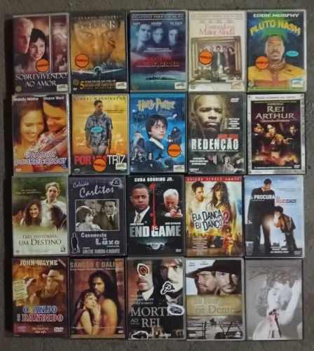 20 DVDs originais c