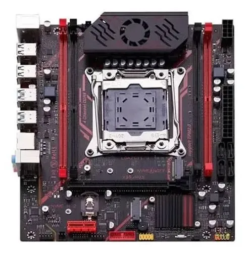 Placa mãe Qiyida H9S + Xeon E5 2680 V4 + TPM 2.0 incluso