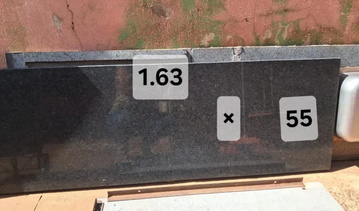 Mármore pra bancada 1.63 × 55