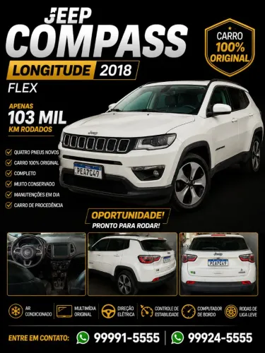 Jeep Compass Longitude 2.0 4X2 Flex 16V Aut. 2018