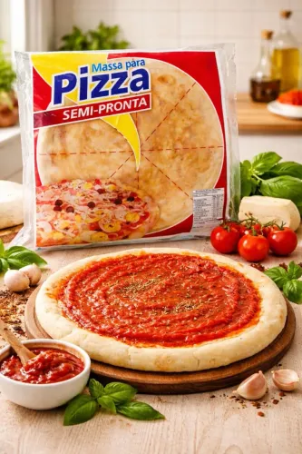 Massa de pizza pre assada?