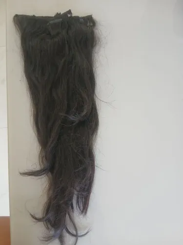 Mega Hair 100% Humano aproximadamente 60 cm, 120 gramas. Castanho