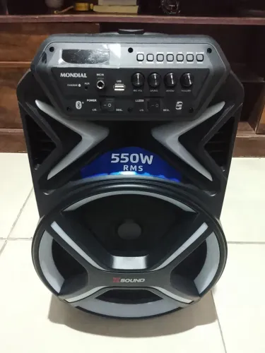 Caixa de som sound da mondial modelo novo de 550w