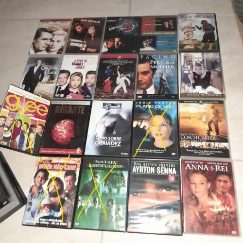 Diversos filmes em DVD