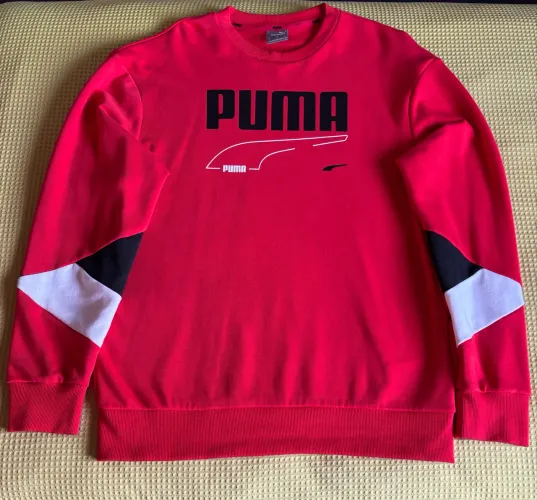 Moletom Puma Original Vermelho Masculino Tam. M