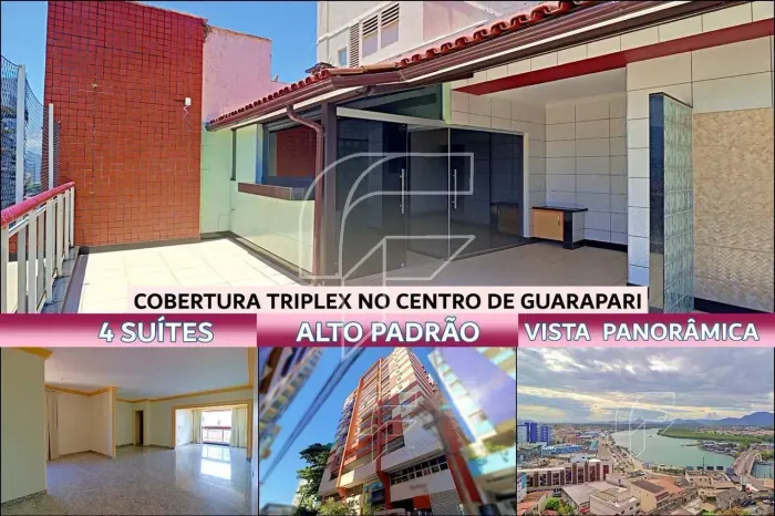 Triplex para venda com 240 metros quadrados com 4 quartos em Centro - Guarapari - ES