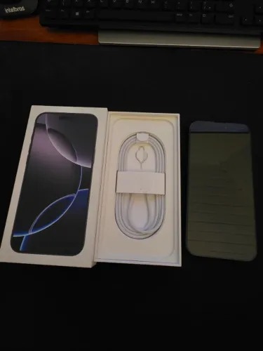 iPhone 16 pro max 256GB - nota fiscal, Anatel, chip físico.
