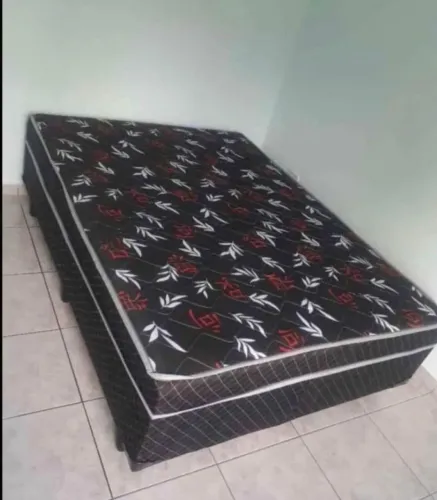 CAMA CASAL BOX CONJUGADA FRETE GRÁTIS D33 COM MOLAS OU SEM