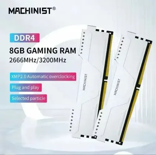 Memória RAM | 1x08GB RAM | DDR4 | 2666Mhz | Manchnist