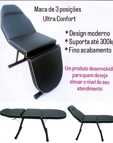 Maca reclinável para estética