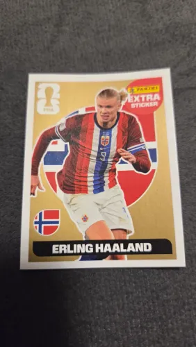 Figurinha Extra Ouro Erling Haaland 2026