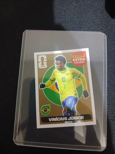 ? FIGURINHA EXTRA STICKER VINICIUS JÚNIOR - COPA DO MUNDO FIFA 2026 PANINI ?