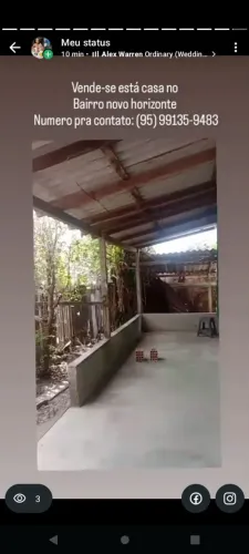 Vende-se está casa em Rorainópolis