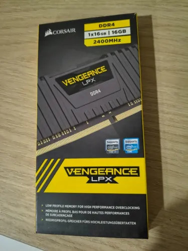 Memória Ram 16GB DDR4 Corsair Vengeance LPX 2400hz