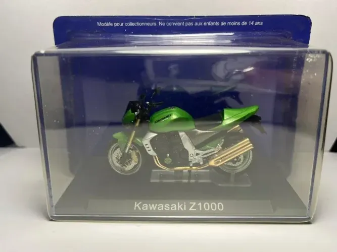 Miniatura Kawasaki Z1000 1:24 - Caixa Acrílico