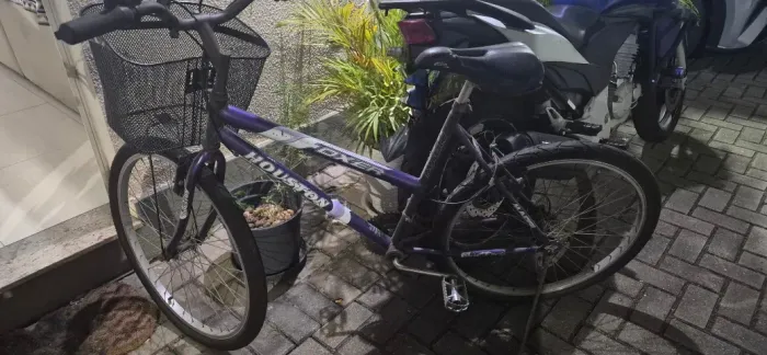 Bicicleta com marcha
