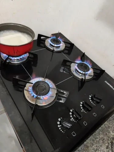 Cooktop chama lux 4 bocas