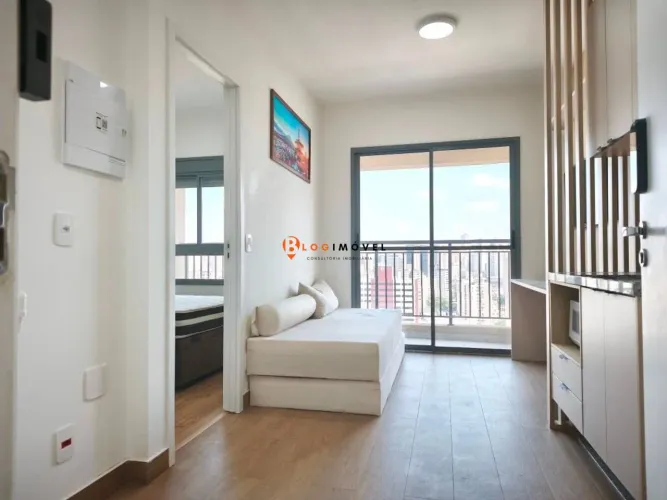 Apartamento com 1 dormitório para alugar, 30 m² - Liberdade - São Paulo/SP