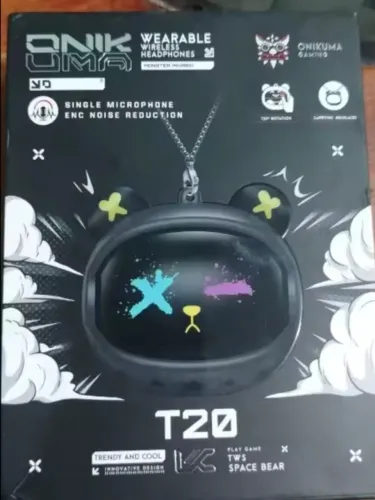 Fone Onikuma T20 - Design Divertido e Modo Gamer