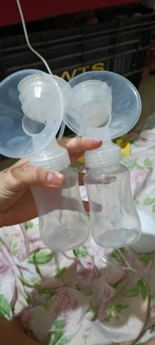Bomba de tirar leite dupla