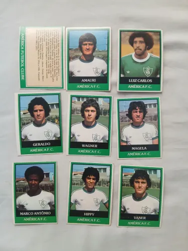 Cards ping pong futebol- time do América Mineiro (completo)