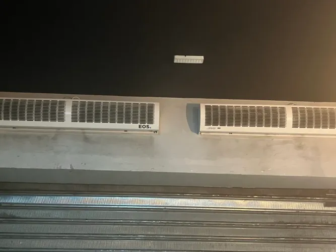 2 cortinas de ar 120cm cada