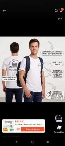 Fardamento personalizado 