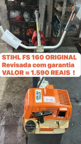 Roçadeira revisada Stihl 160 vendo.