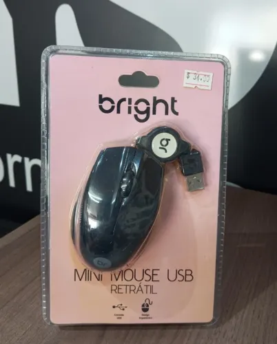 Mini Mouse USB Retrátil Bright