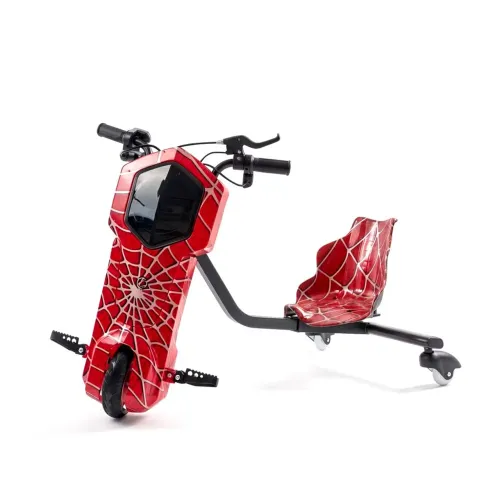 Triciclo Infantil Elétrico Drift com Bluetooth MP3 com Bandeirinha, 400W.