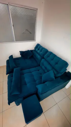 Sofá retrátil E reclinável sob medida , 2,10 por 1,6
