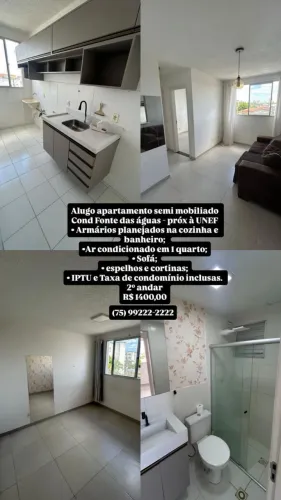 ALUGO APARTAMENTO 2/4 NO 35BI