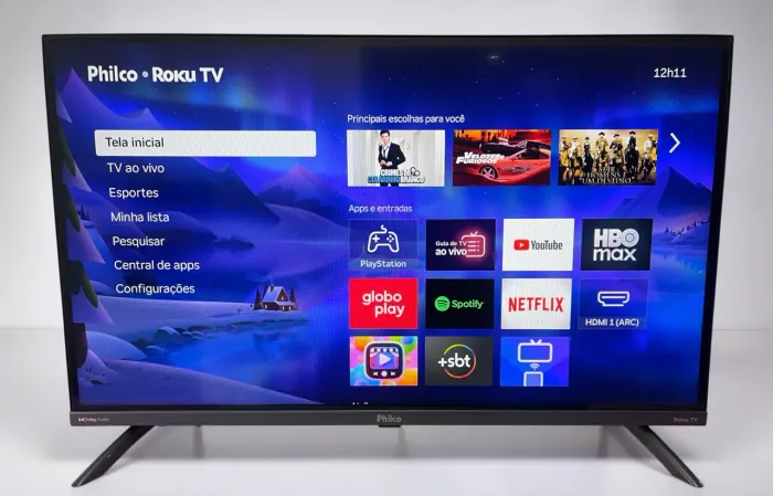 Smart TV 32" Roku Borda Infinita | Philco | Entrego
