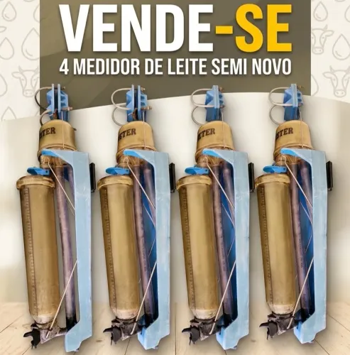 Vende-se 4 medidor de leite semi novo.