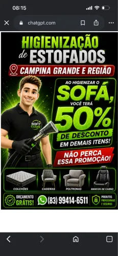 Higienização de Estofados